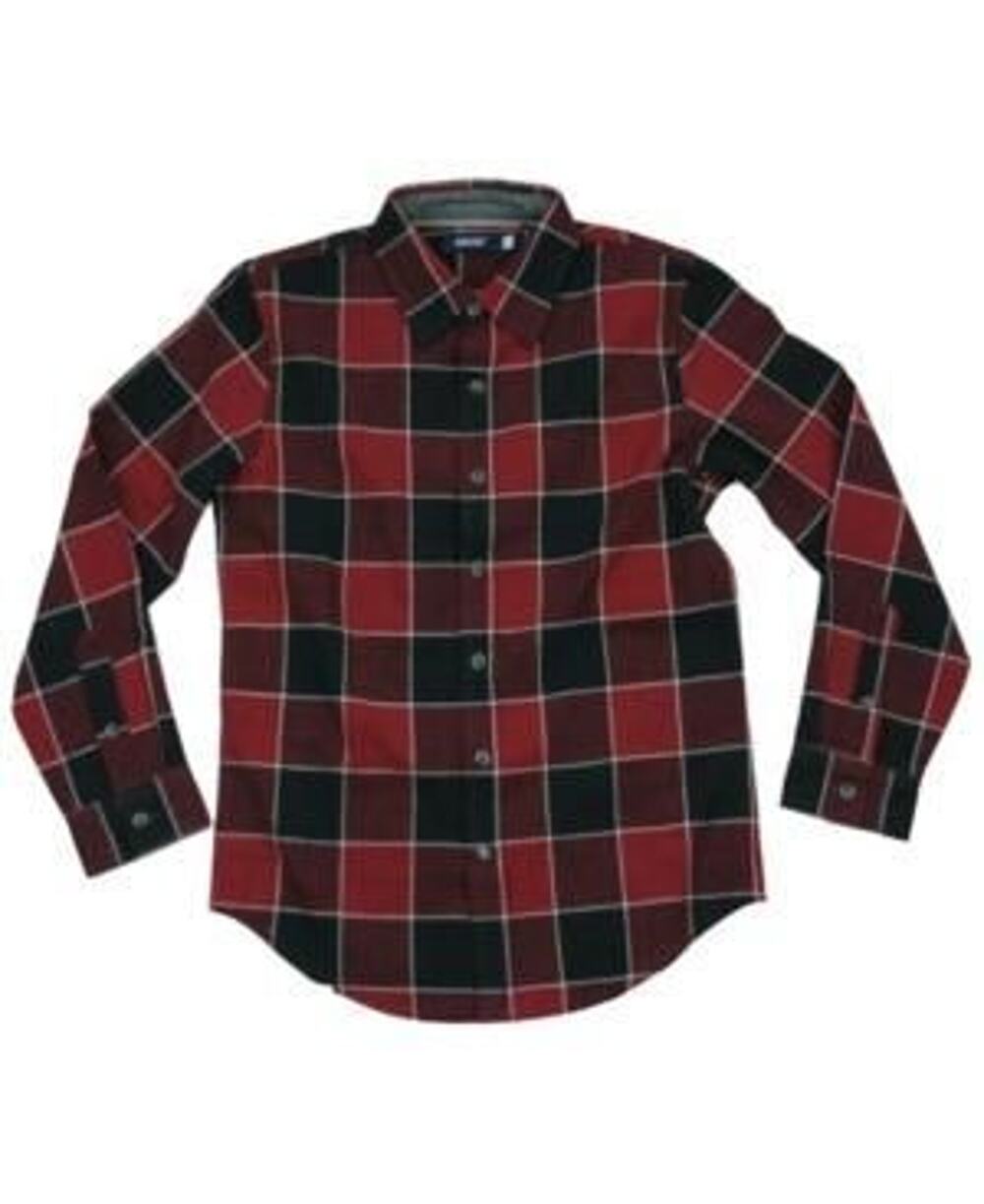 Boys Alberta Twill Plaid Woven Shirt